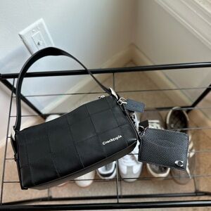 Coachtopia by Coach Black Shoulder Bag and Wallet Combo